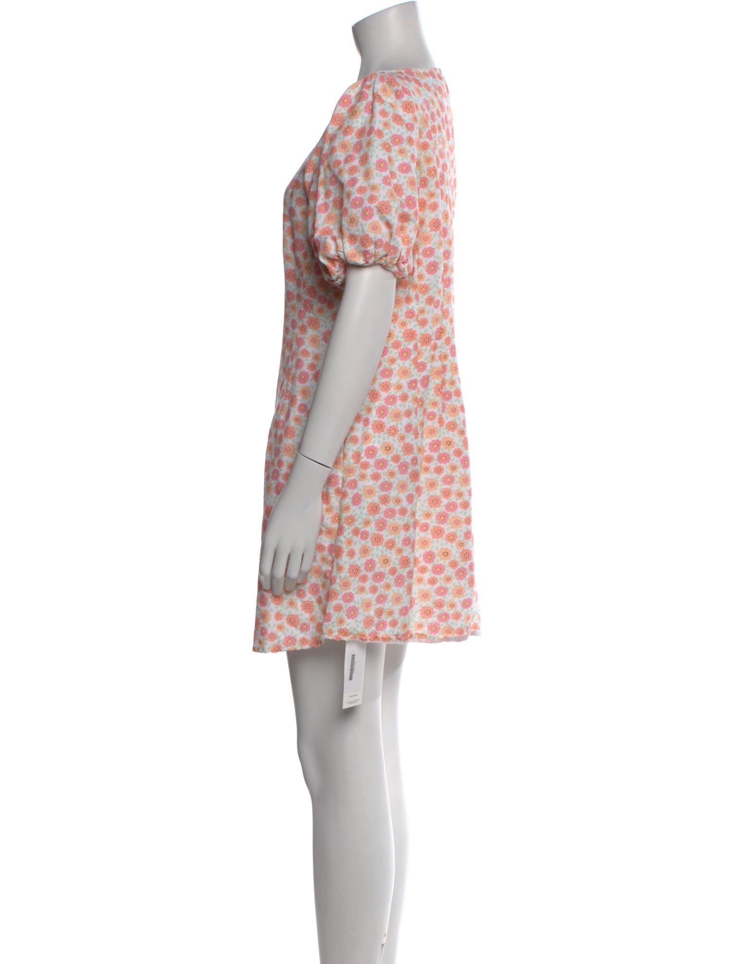 RIXO Printed Mini Dress