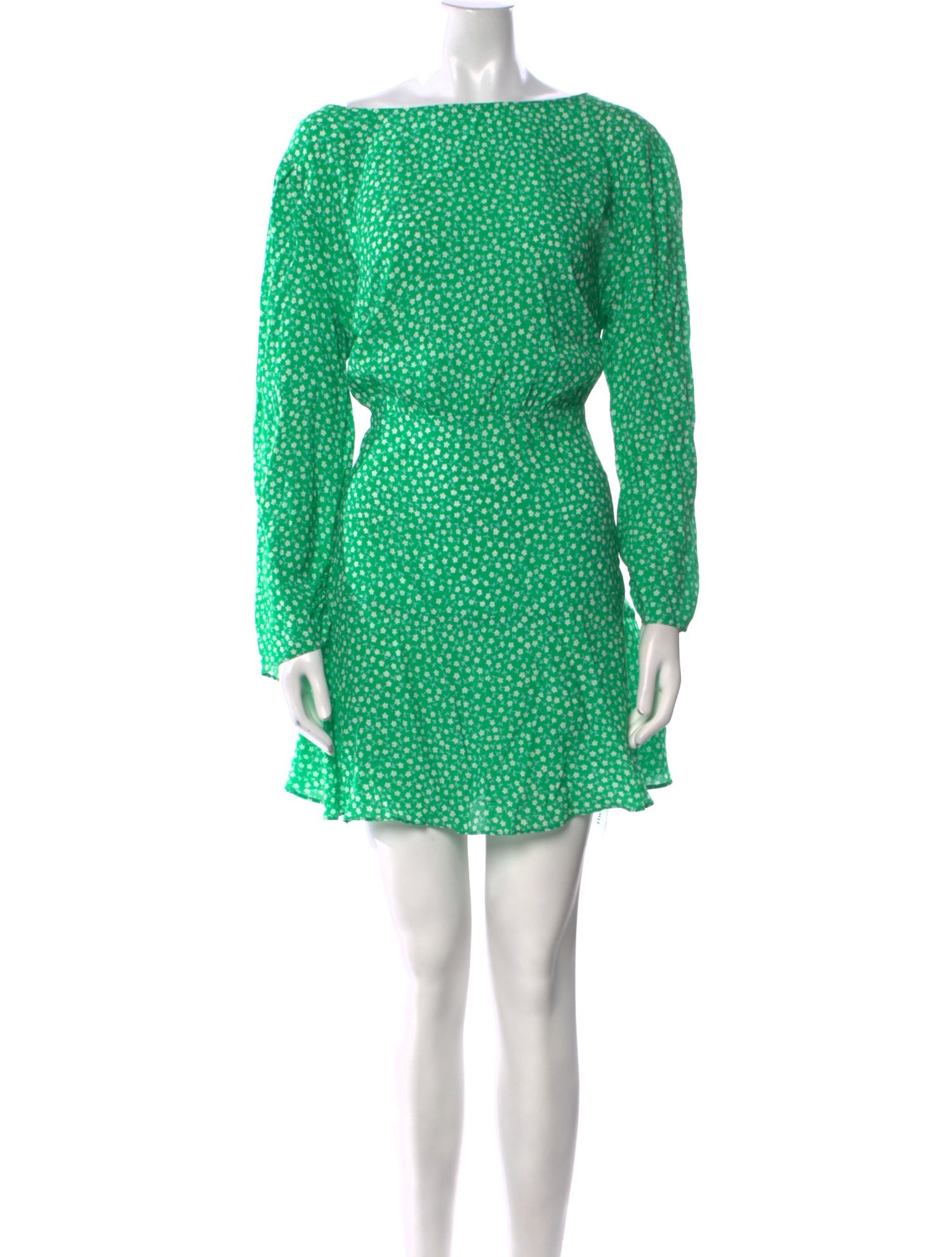 RIXO Printed Mini Dress