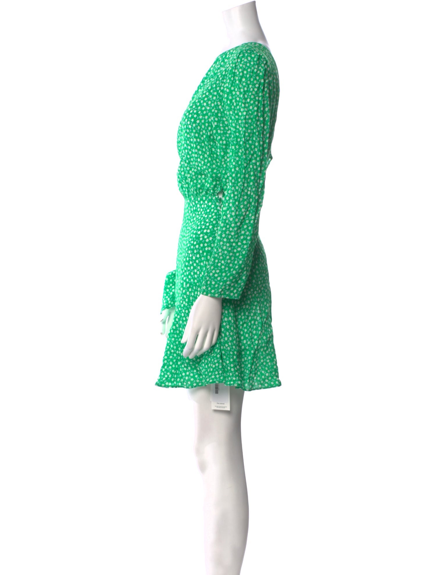 RIXO Printed Mini Dress