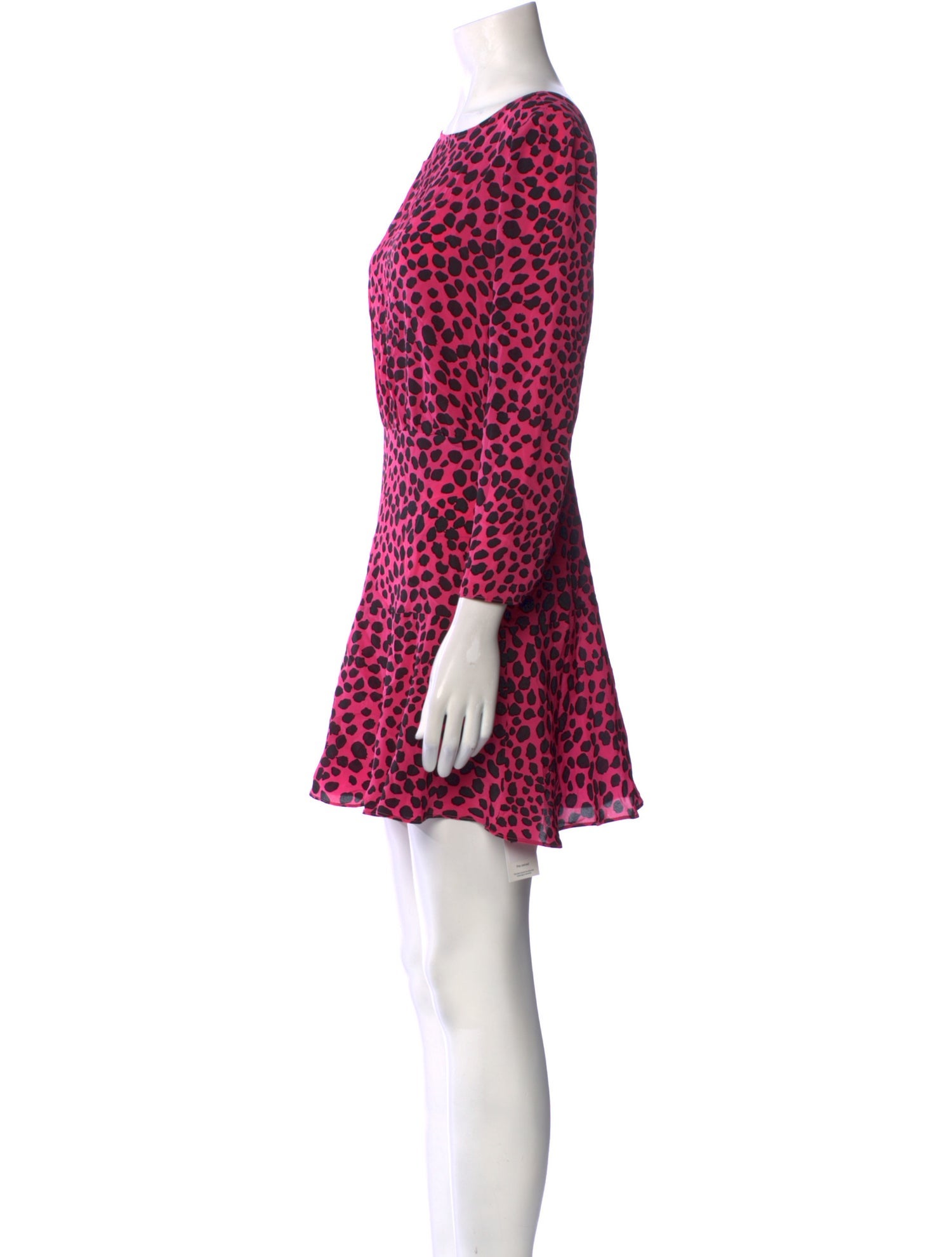 RIXO Silk Mini Dress