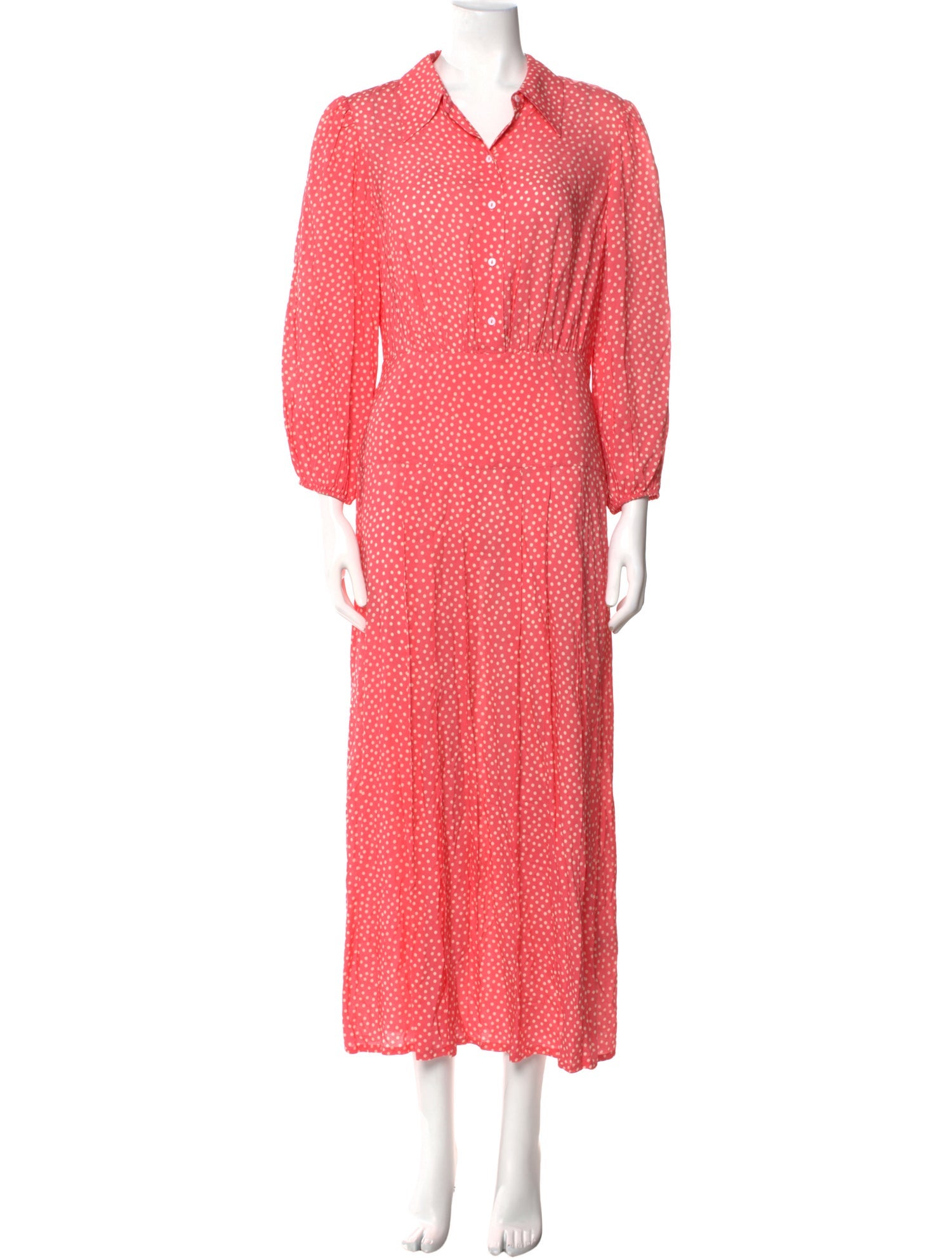 RIXO Printed Long Dress w/ Tags