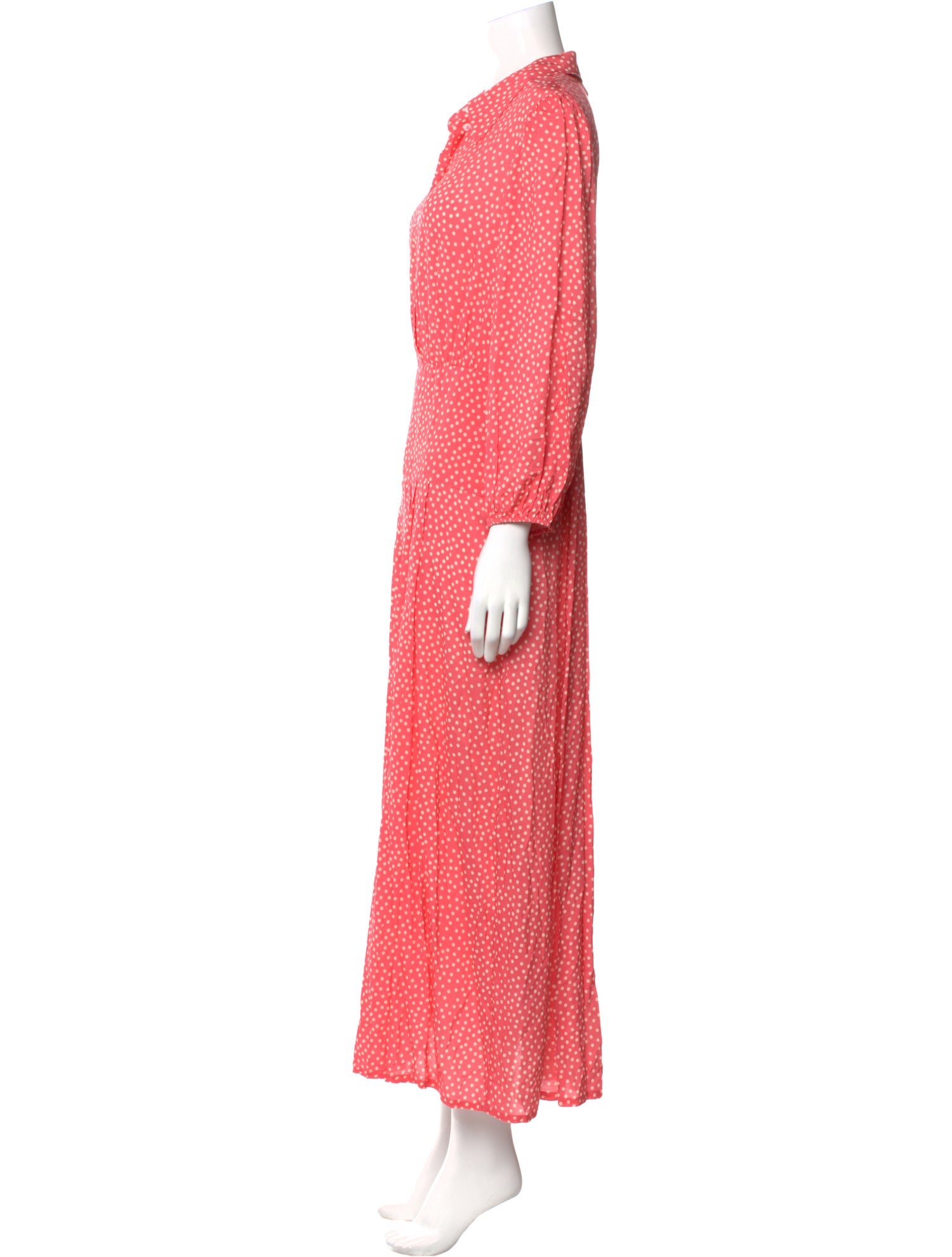 RIXO Printed Long Dress w/ Tags