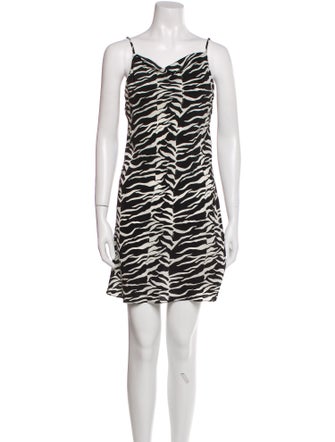 RIXO Silk Mini Dress