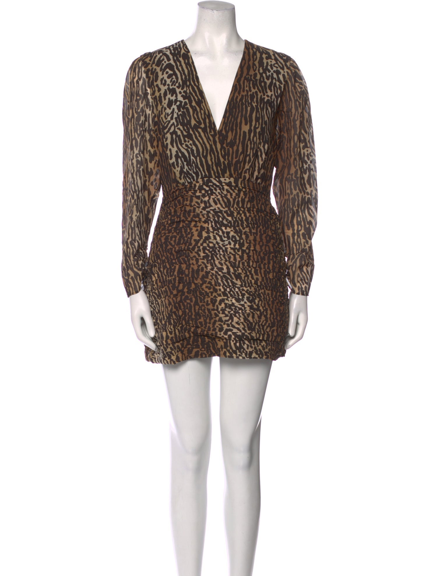 RIXO Silk Mini Dress