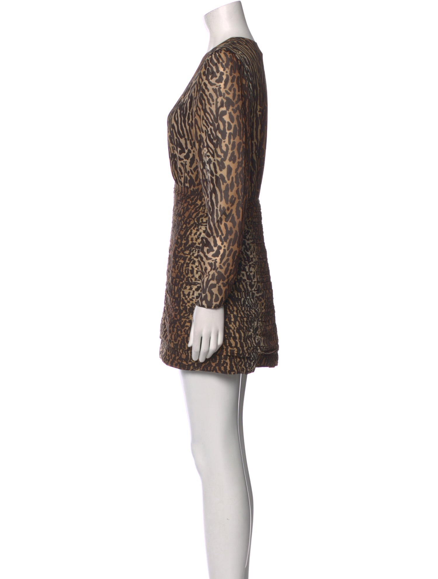 RIXO Silk Mini Dress