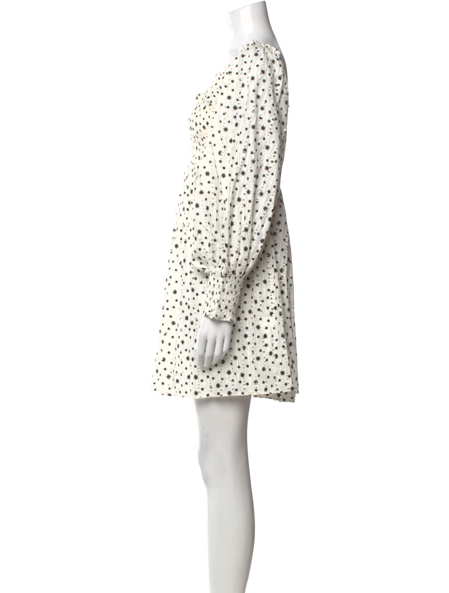 RIXO Printed Mini Dress