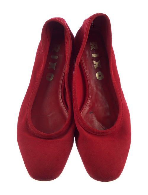 RIXO Suede Ballet Flats