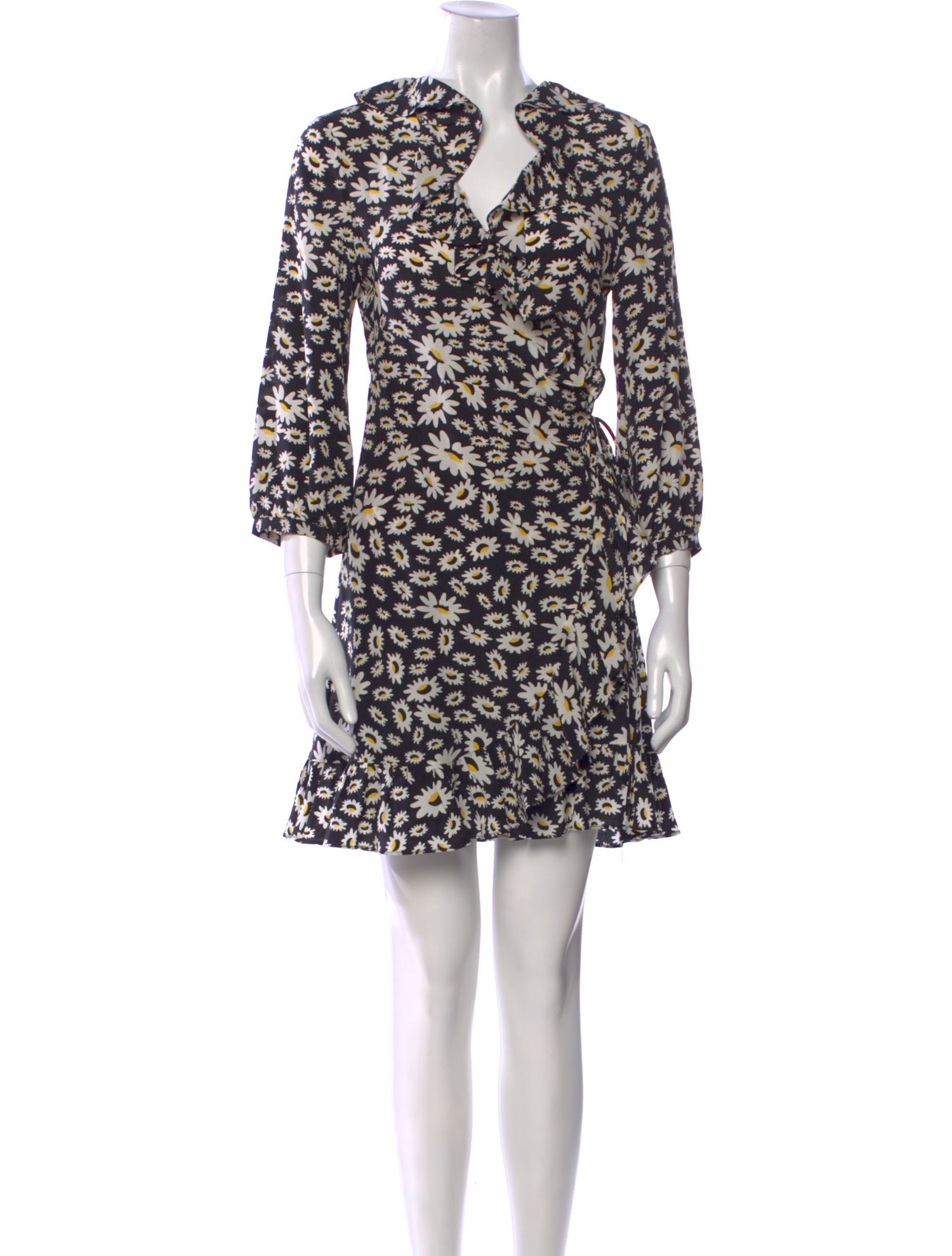 RIXO Silk Mini Dress