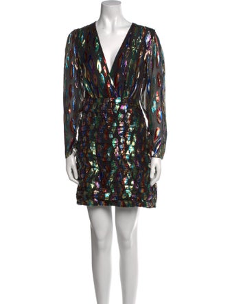 RIXO Silk Mini Dress