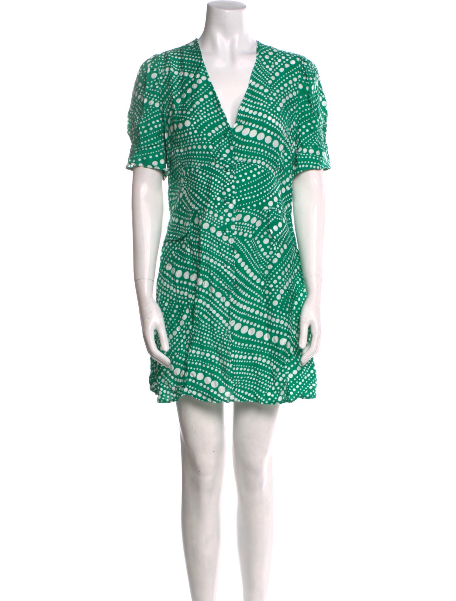 RIXO Printed Mini Dress