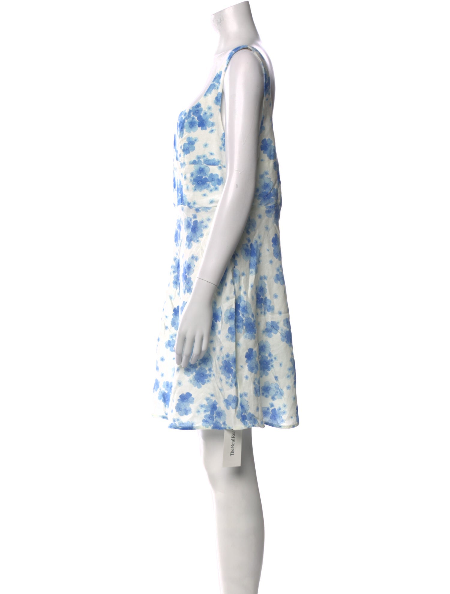 RIXO Floral Print Mini Dress