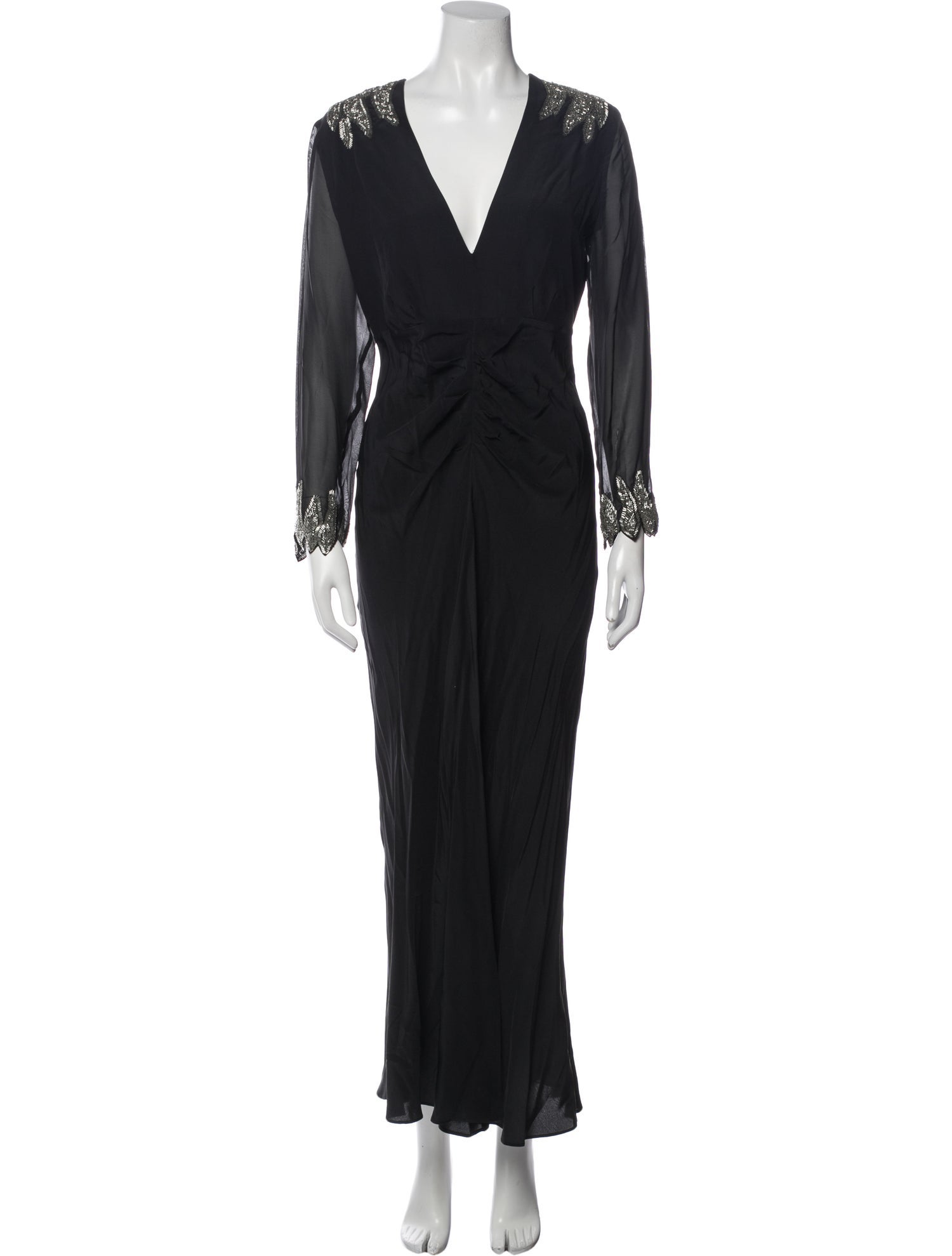 RIXO Silk Long Dress w/ Tags