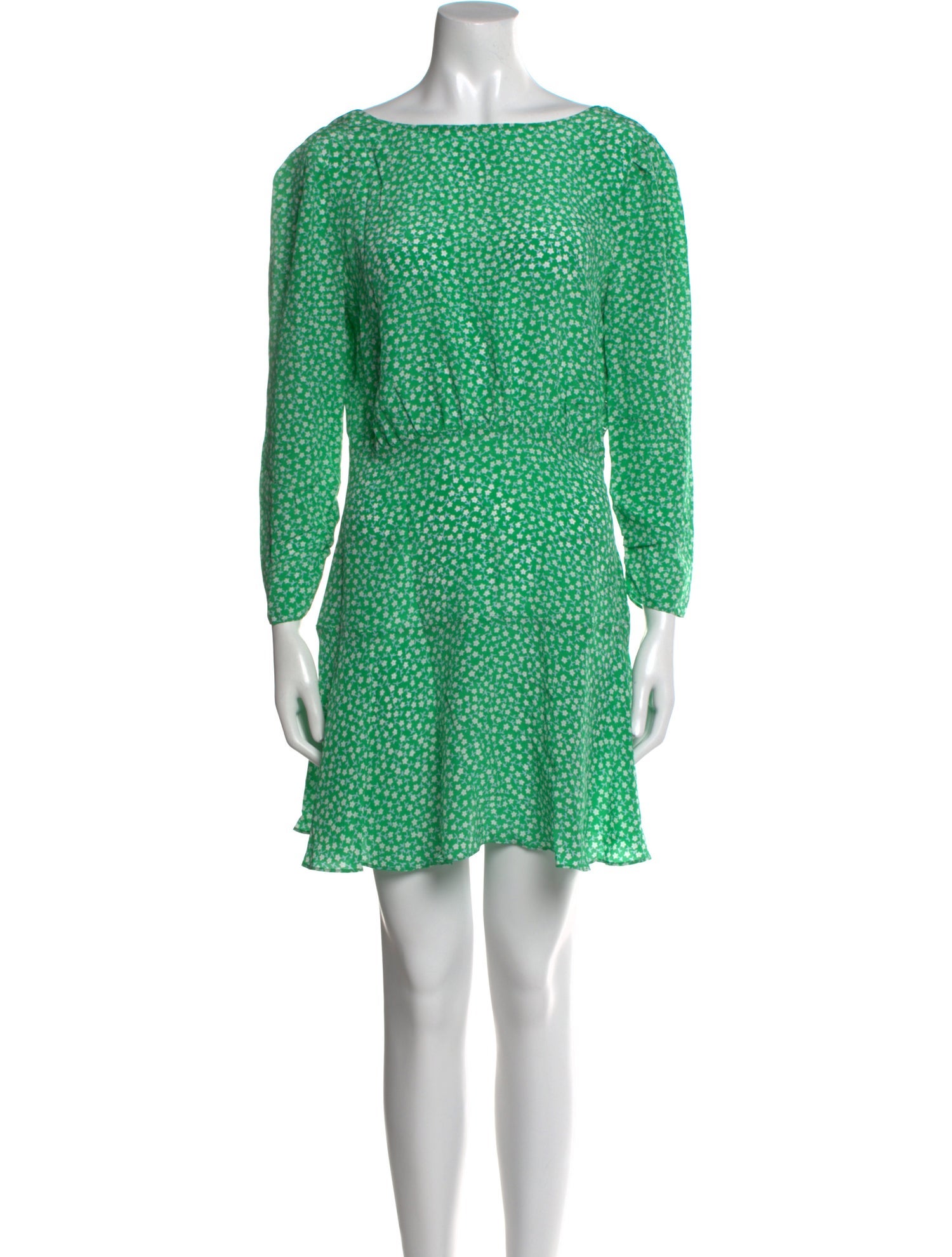 RIXO Silk Mini Dress