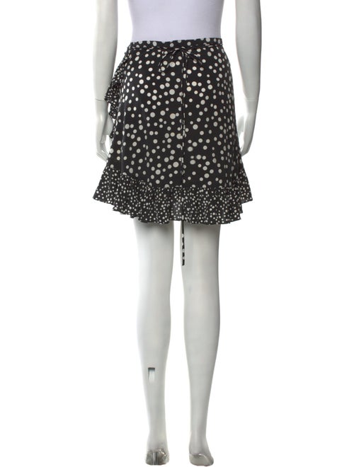 RIXO Silk Mini Skirt