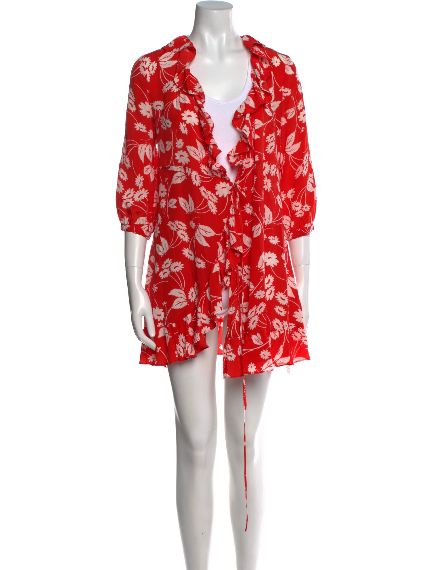 RIXO Silk Mini Dress