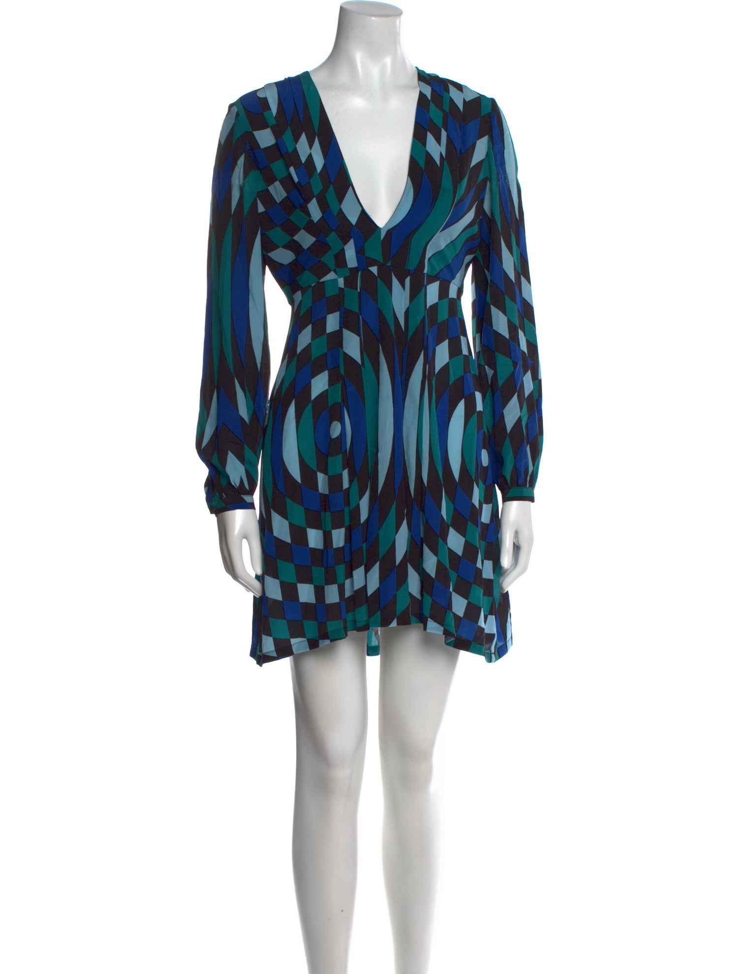 RIXO Silk Mini Dress