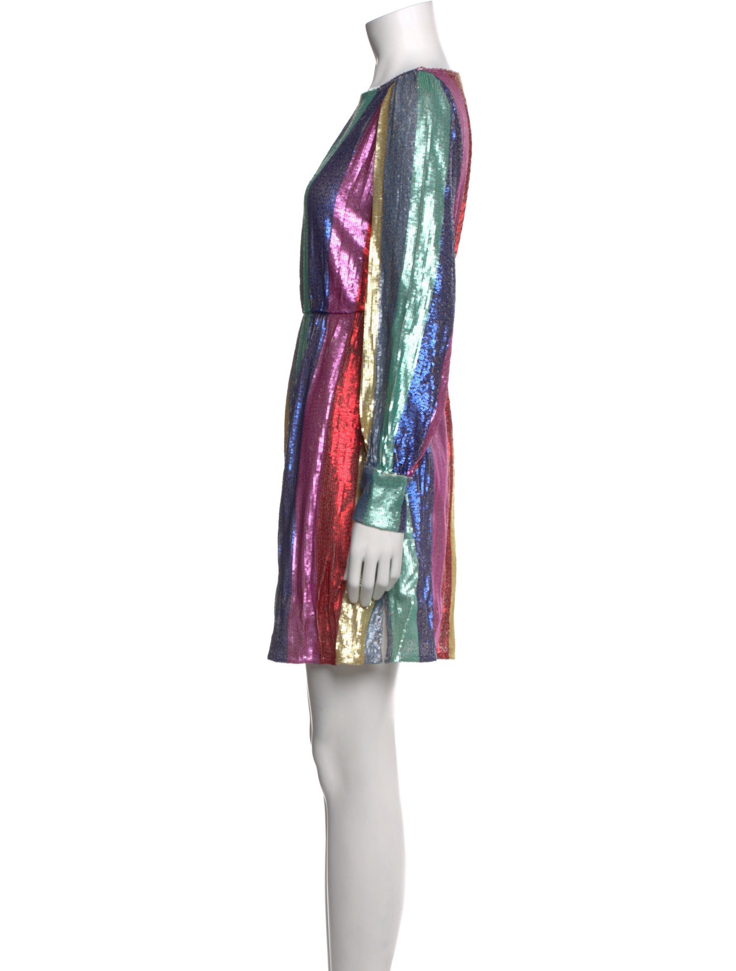 RIXO Printed Mini Dress