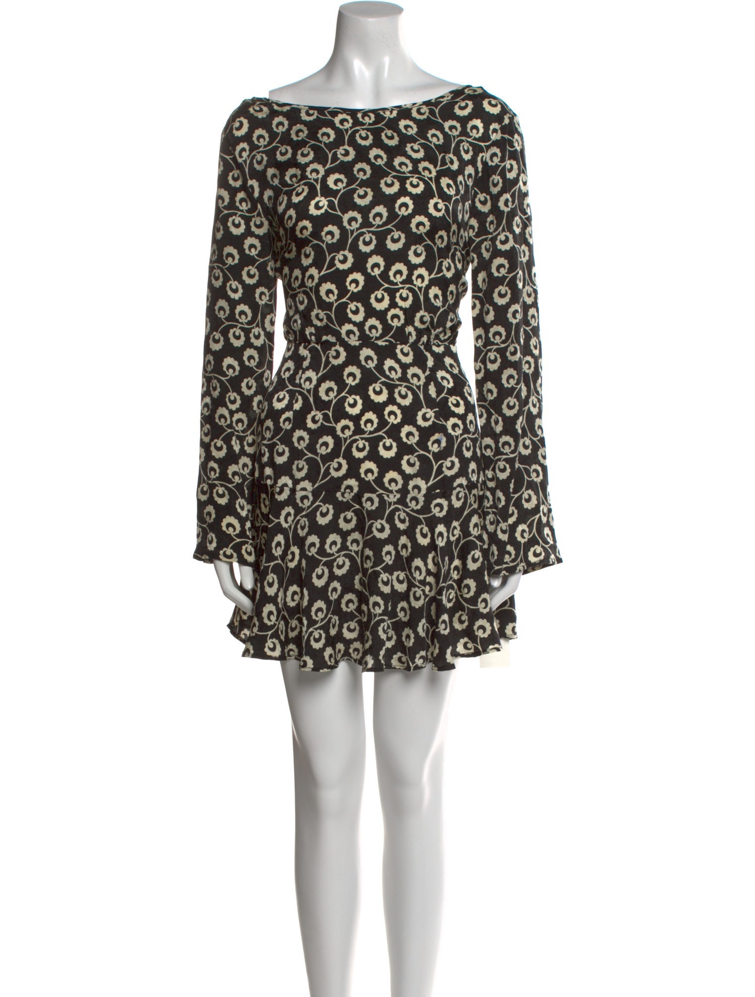 RIXO Silk Mini Dress