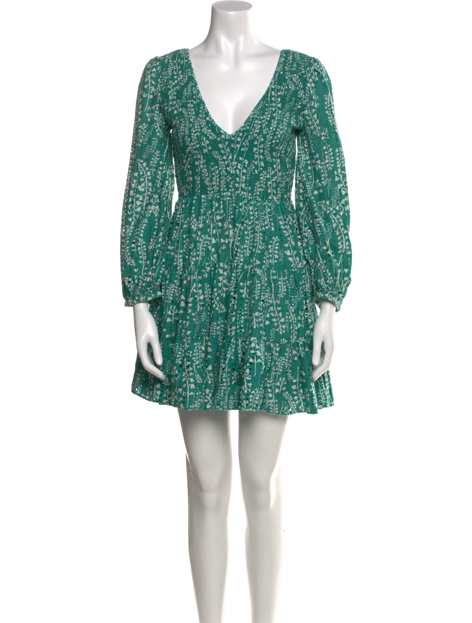 RIXO Printed Mini Dress