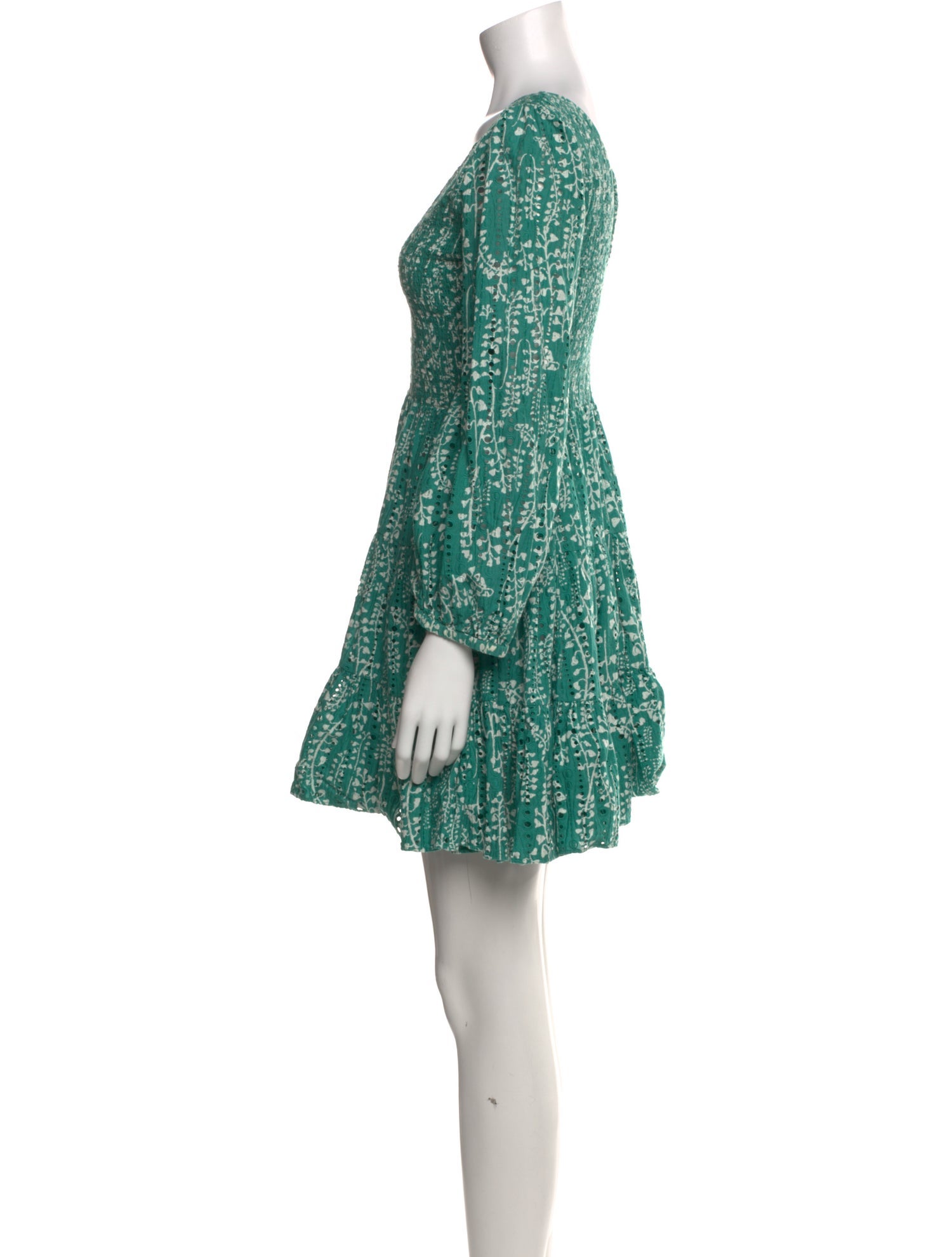 RIXO Printed Mini Dress