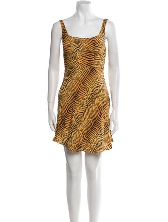 RIXO Silk Mini Dress