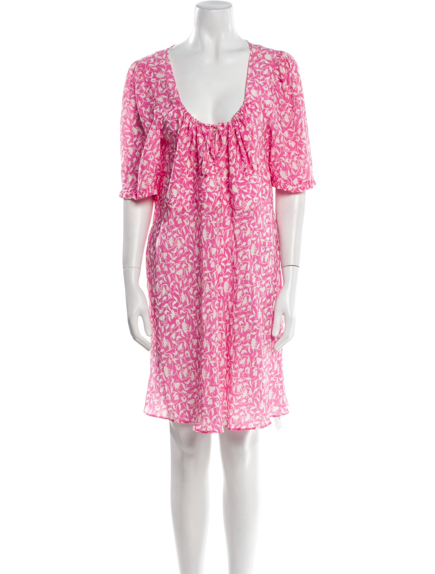 RIXO Silk Mini Dress