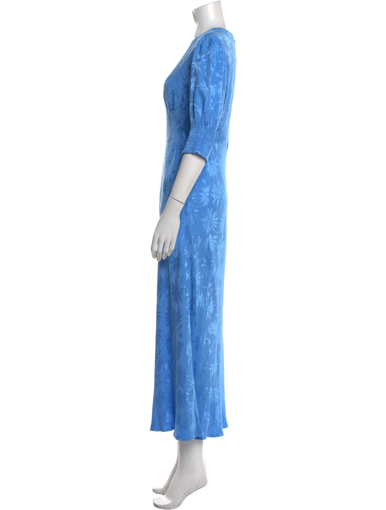 RIXO Silk Long Dress w/ Tags