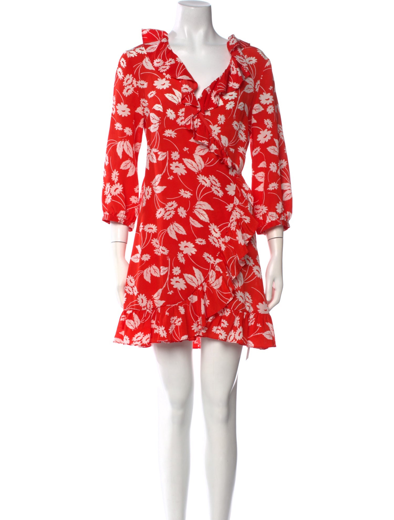 RIXO Silk Mini Dress