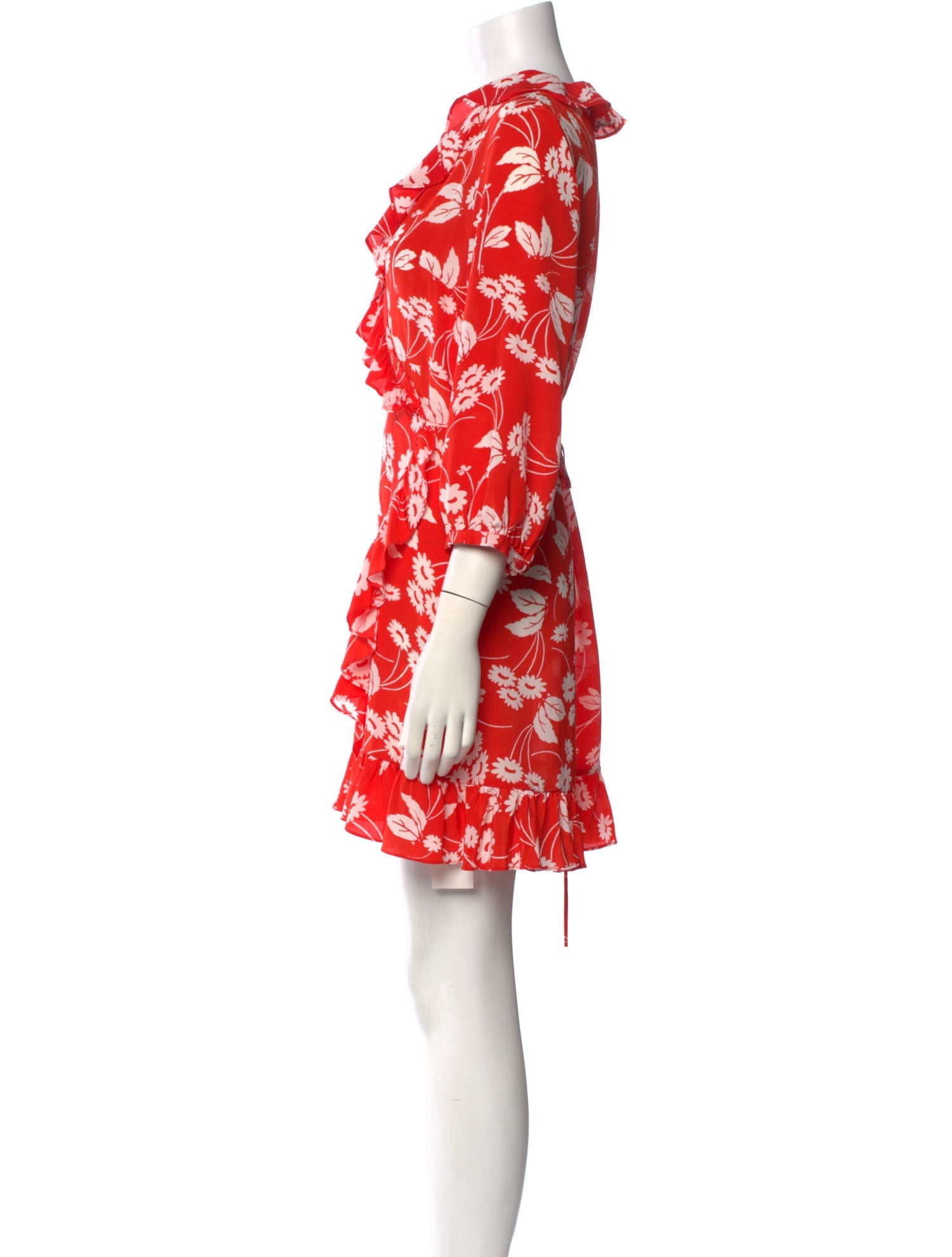 RIXO Silk Mini Dress