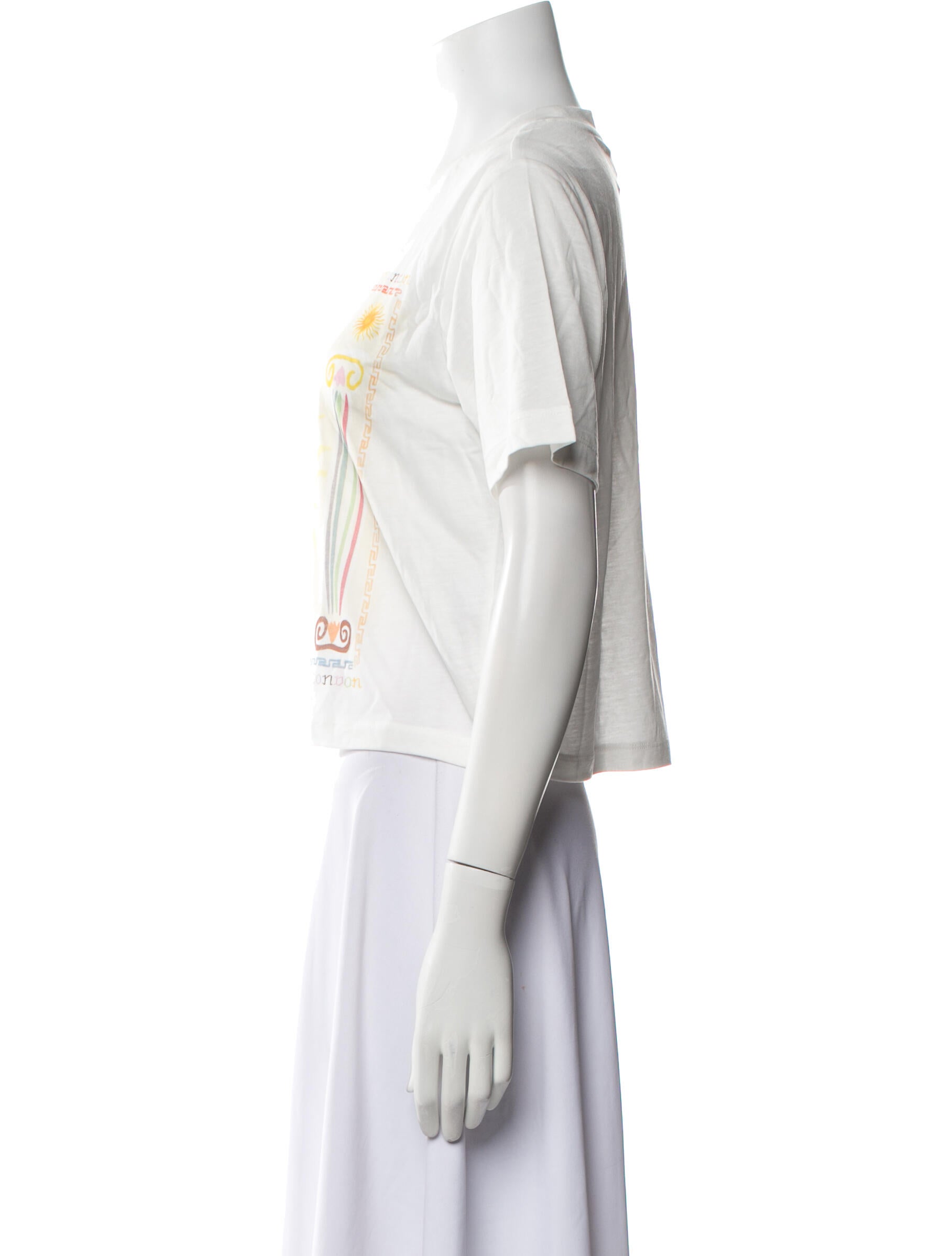 RIXO Graphic Print Crew Neck T-Shirt w/ Tags