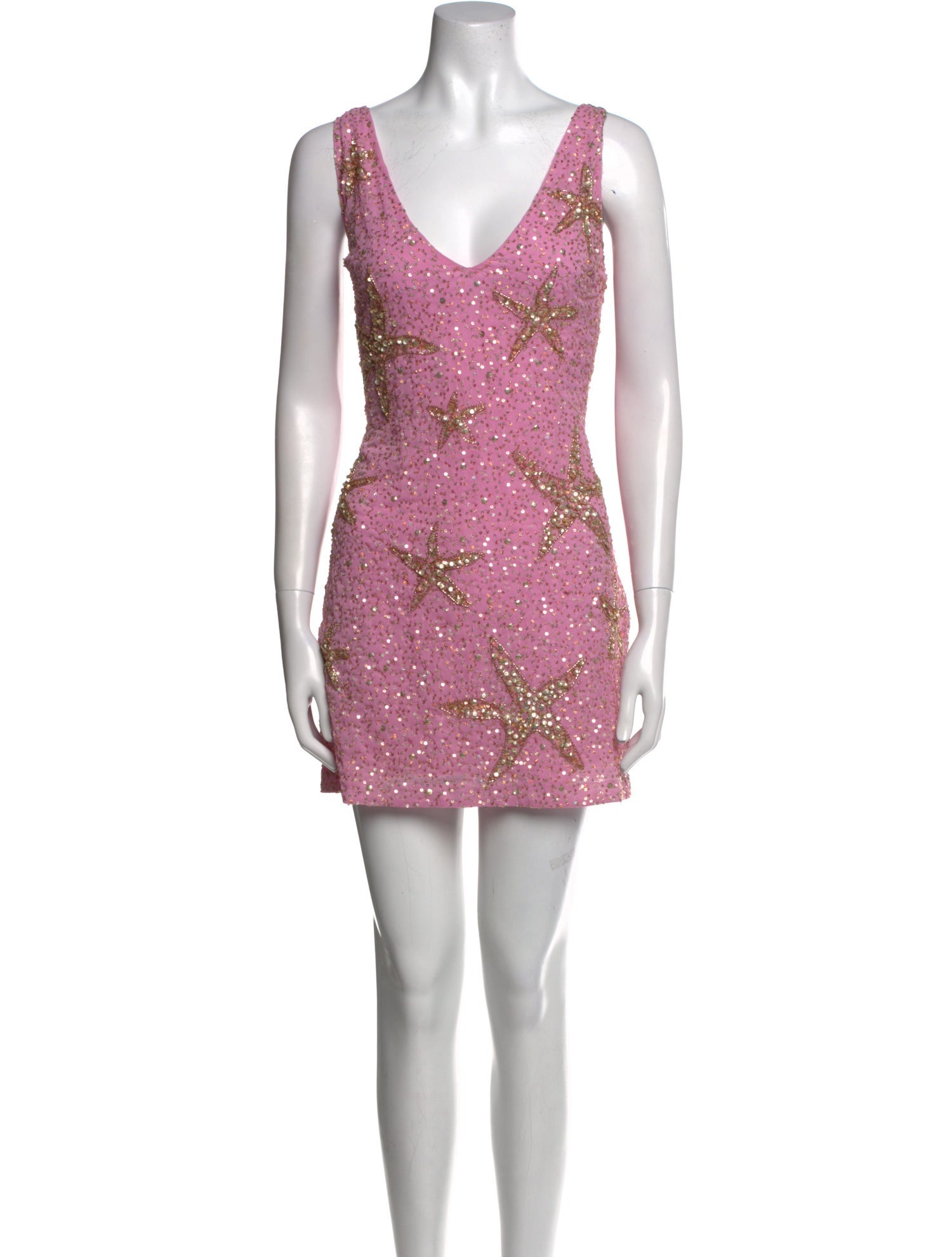 RIXO Patterned Mini Dress