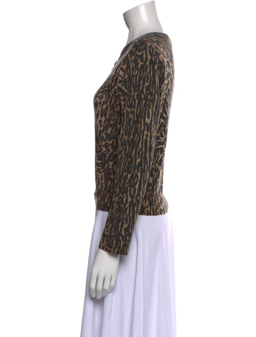 RIXO Wool Animal Print Sweater
