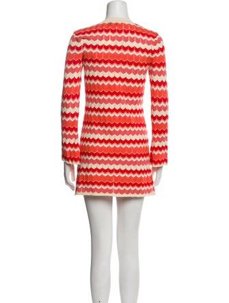 RIXO Striped Mini Dress