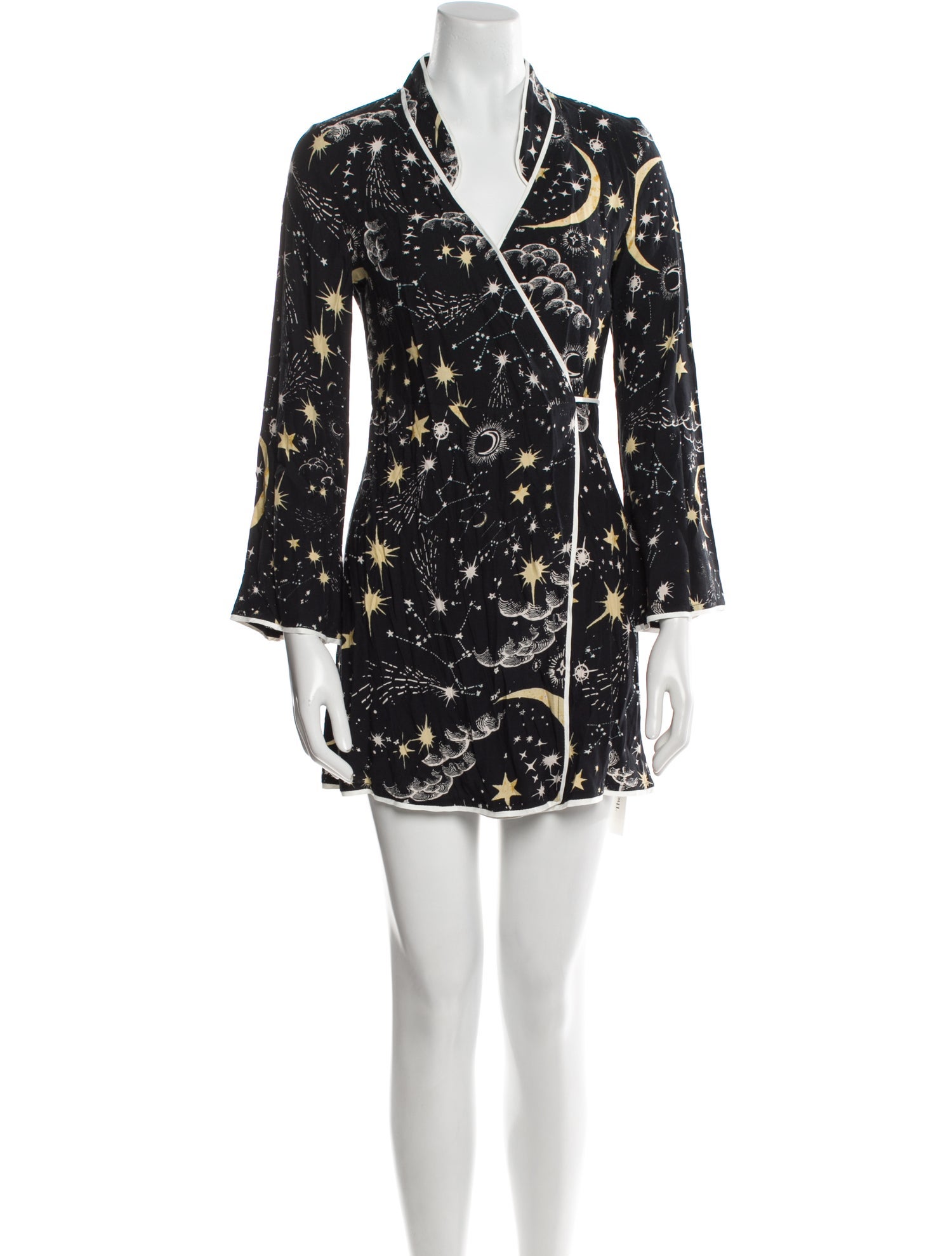 RIXO Printed Robe