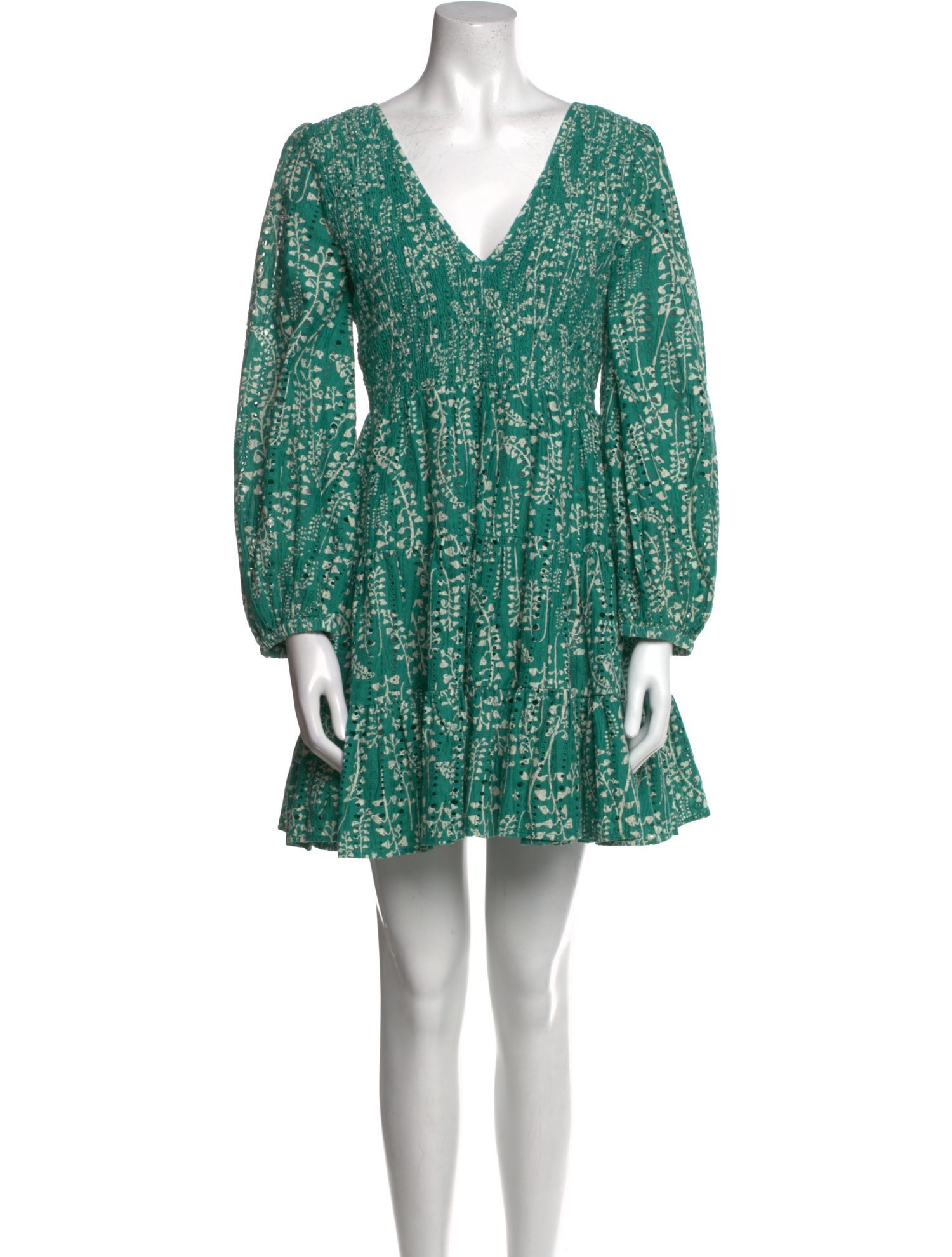 RIXO Printed Mini Dress w/ Tags