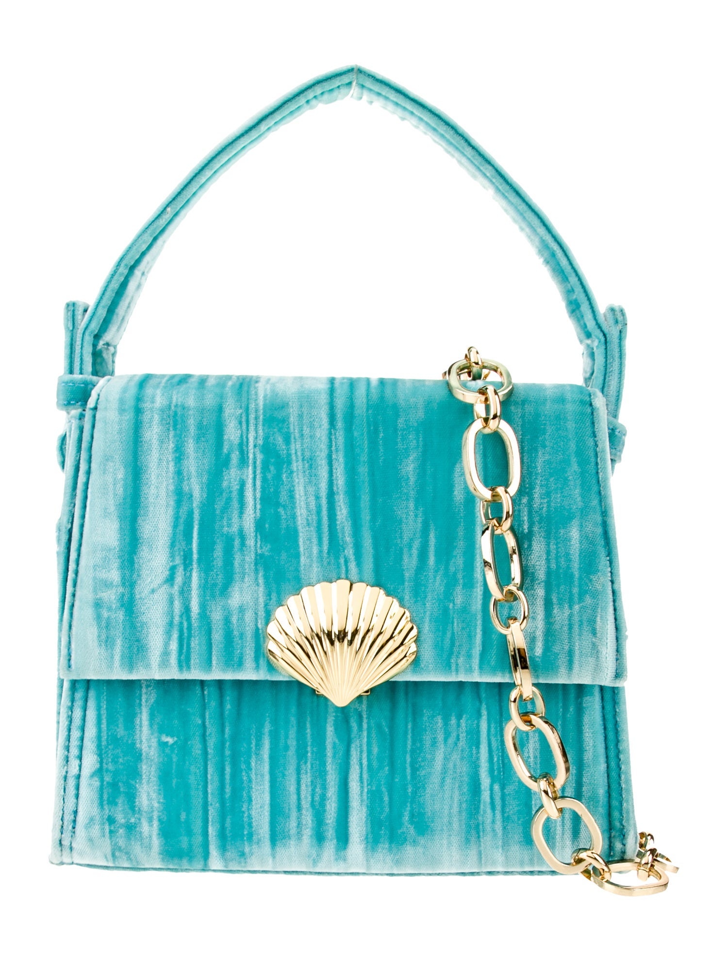 RIXO Velvet Shoulder Bag