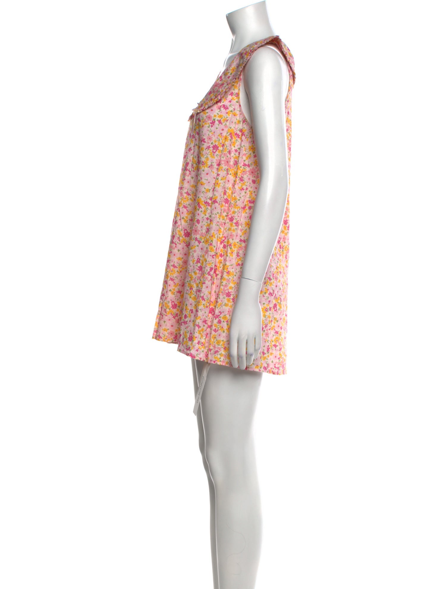 RIXO Floral Print Mini Dress