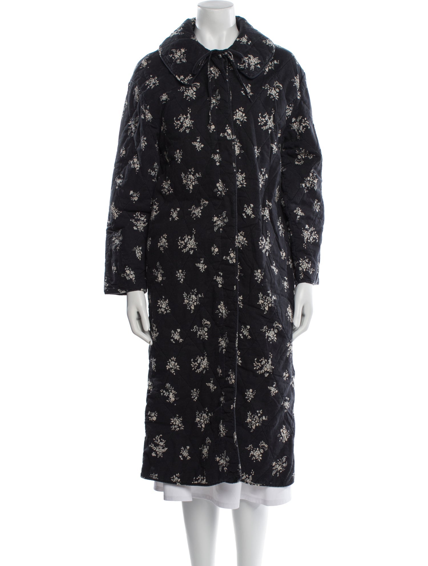 RIXO Printed Trench Coat