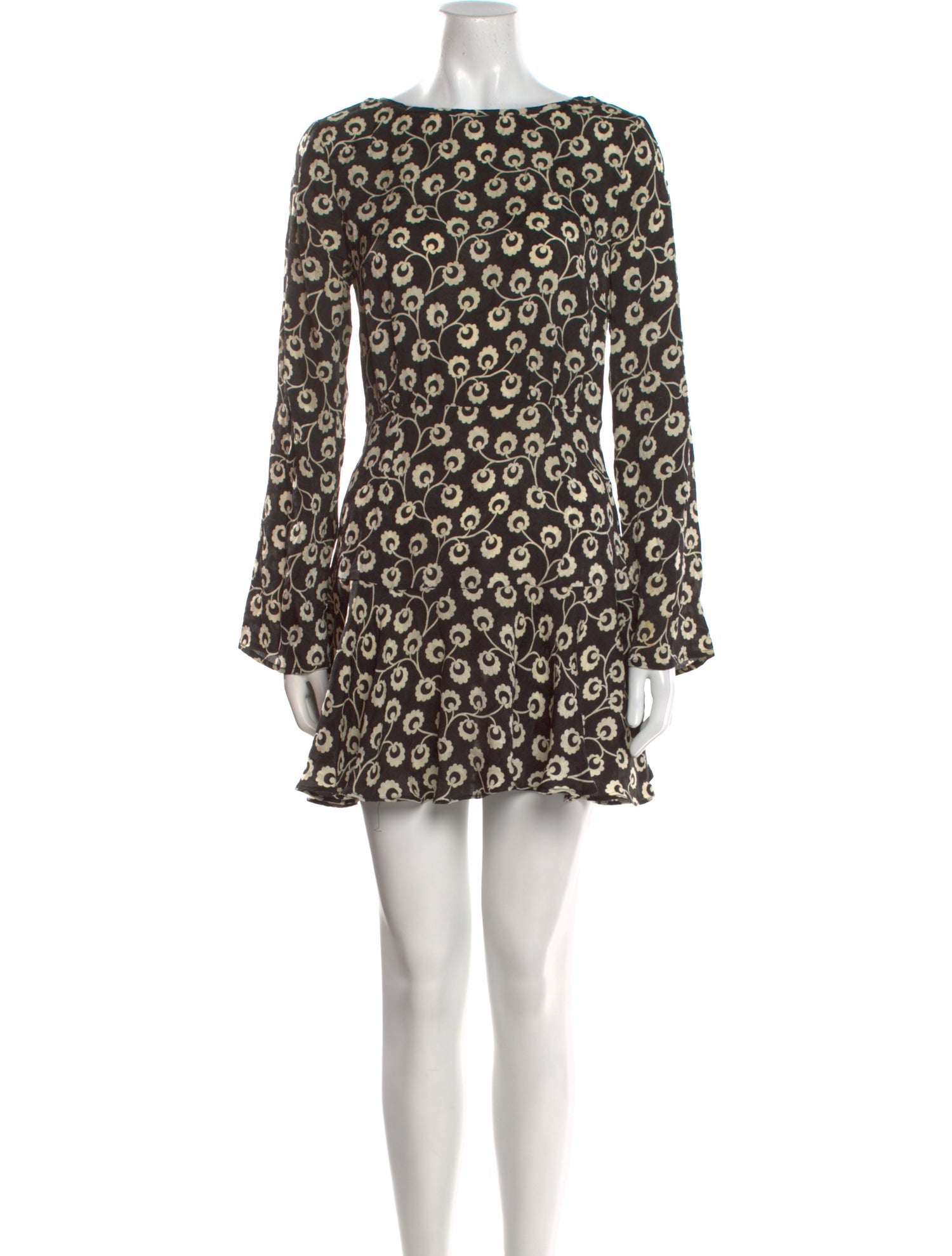 RIXO Silk Mini Dress