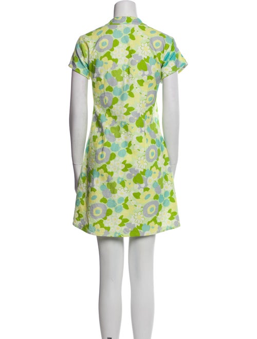 RIXO Printed Mini Dress