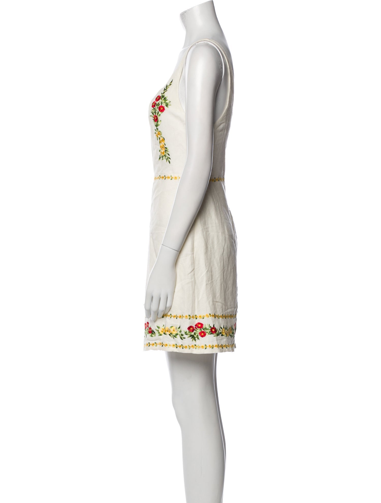 RIXO Printed Mini Dress