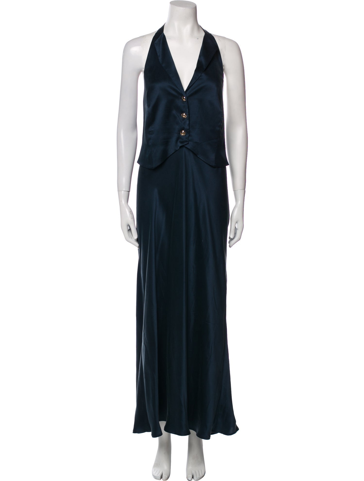 RIXO Silk Long Dress w/ Tags