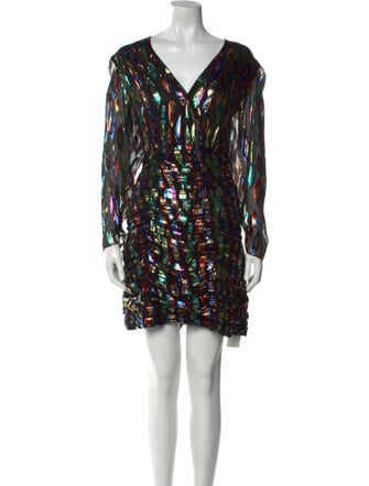 RIXO Silk Mini Dress