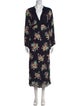 RIXO Floral Print Long Dress