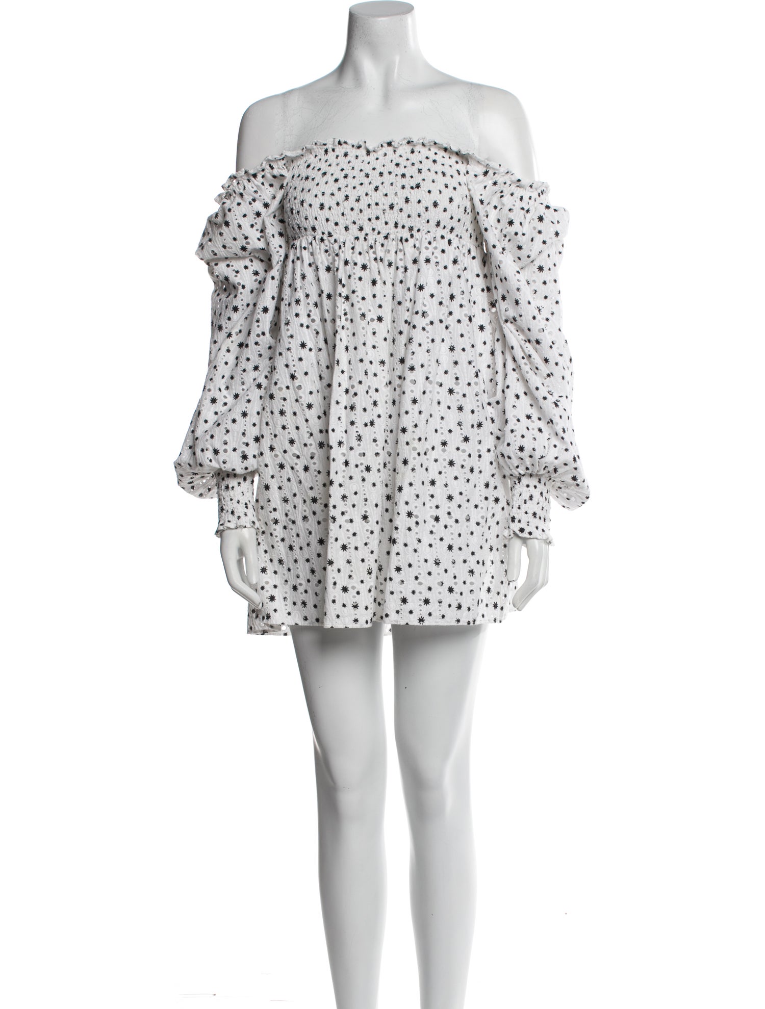 RIXO Printed Mini Dress