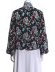 RIXO Silk Floral Print Blouse