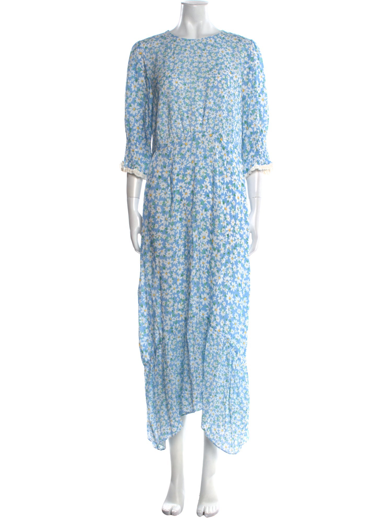 RIXO Floral Print Midi Length Dress w/ Tags