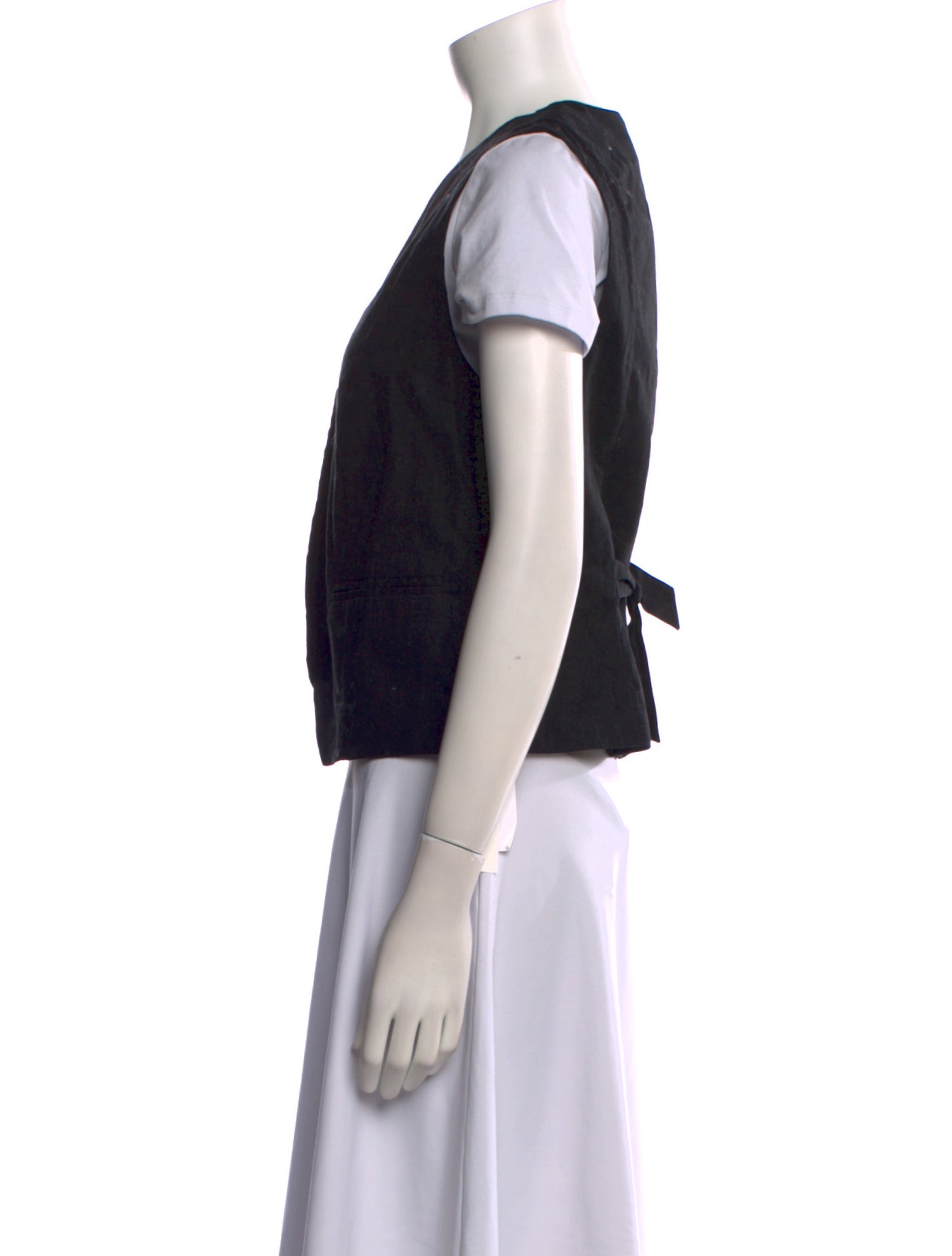 RIXO V-Neck Short Sleeve Button-Up Top w/ Tags