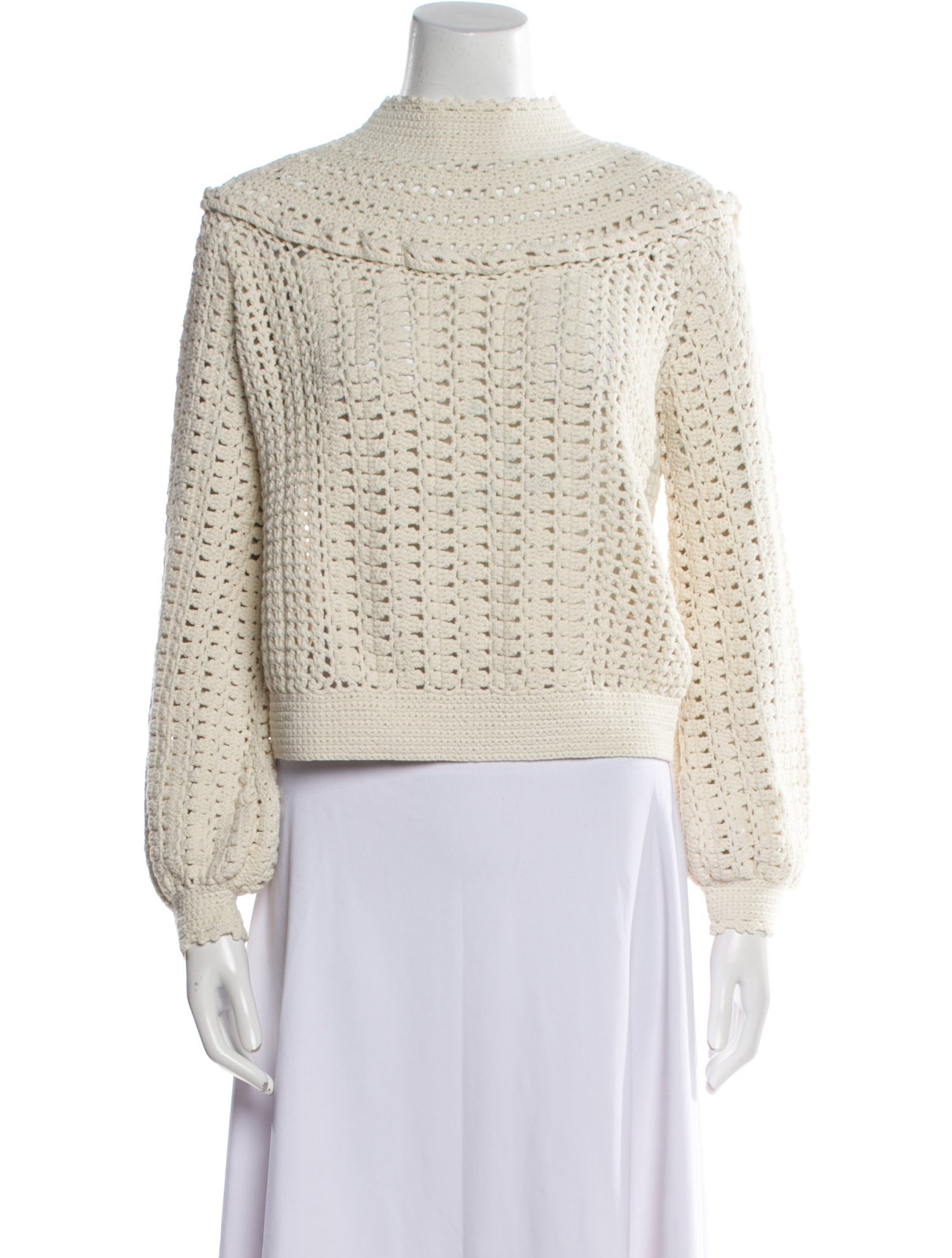 RIXO Mock Neck Sweater