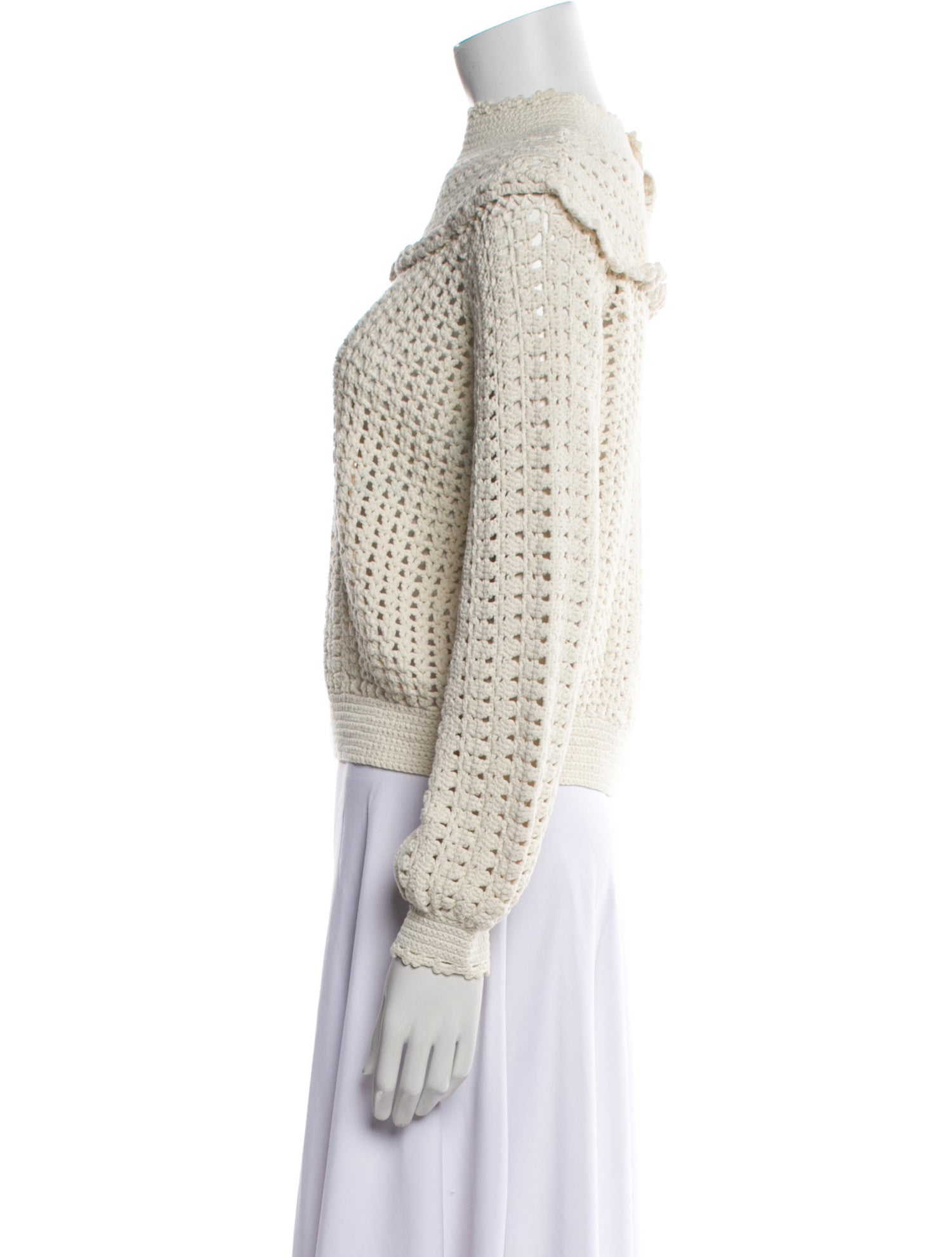 RIXO Mock Neck Sweater